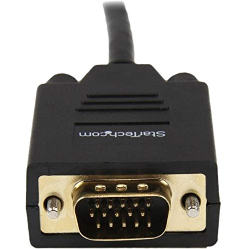 StarTech.com 6ft DisplayPort to VGA Cable – 1920x1200 - M/M – DP to VGA Adapter Cable for Your Computer Monitor or Display (DP2VGAMM6)