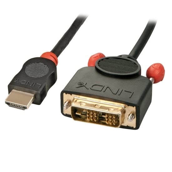 LINDY 2m HDMI to DVI-D Cable Black