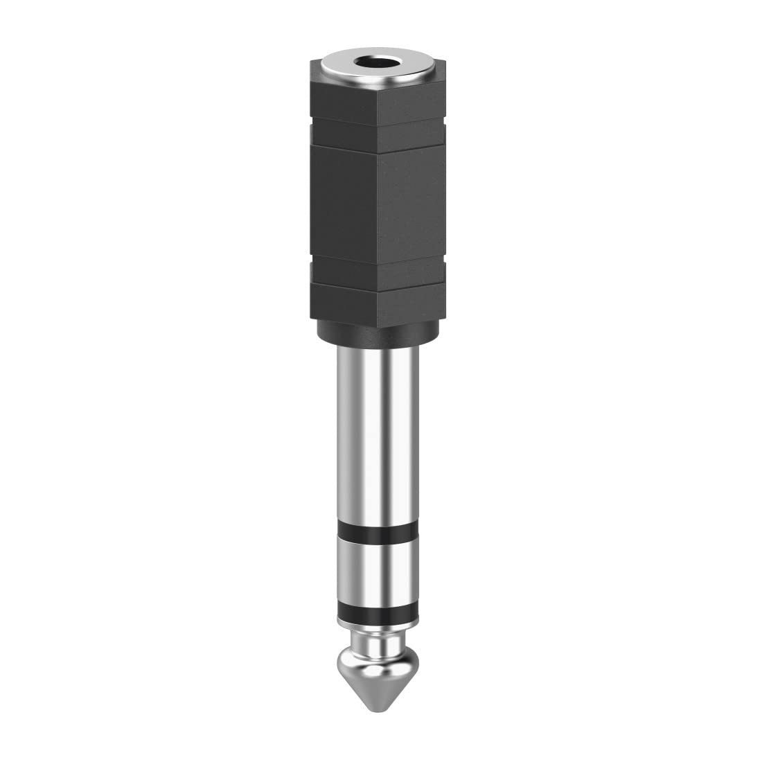 Hama Audio Adapter 3.5 mm Jack Female to 6.3 mm Jack Plug (Headphone Adapter HiFi Stereo, Connection of Headphones to Audio System)
