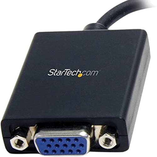 StarTech.com Mini DisplayPort to VGA Adapter - Black - Thunderbolt Compatible - mini DP to VGA Converter - 1080p (MDP2VGA) (Used - Very Good)
