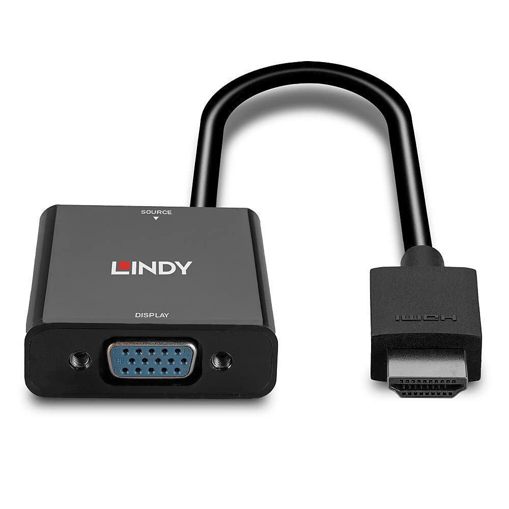 LINDY 38291 0.1 m HDMI to VGA Converter - Black (Used - Like New)