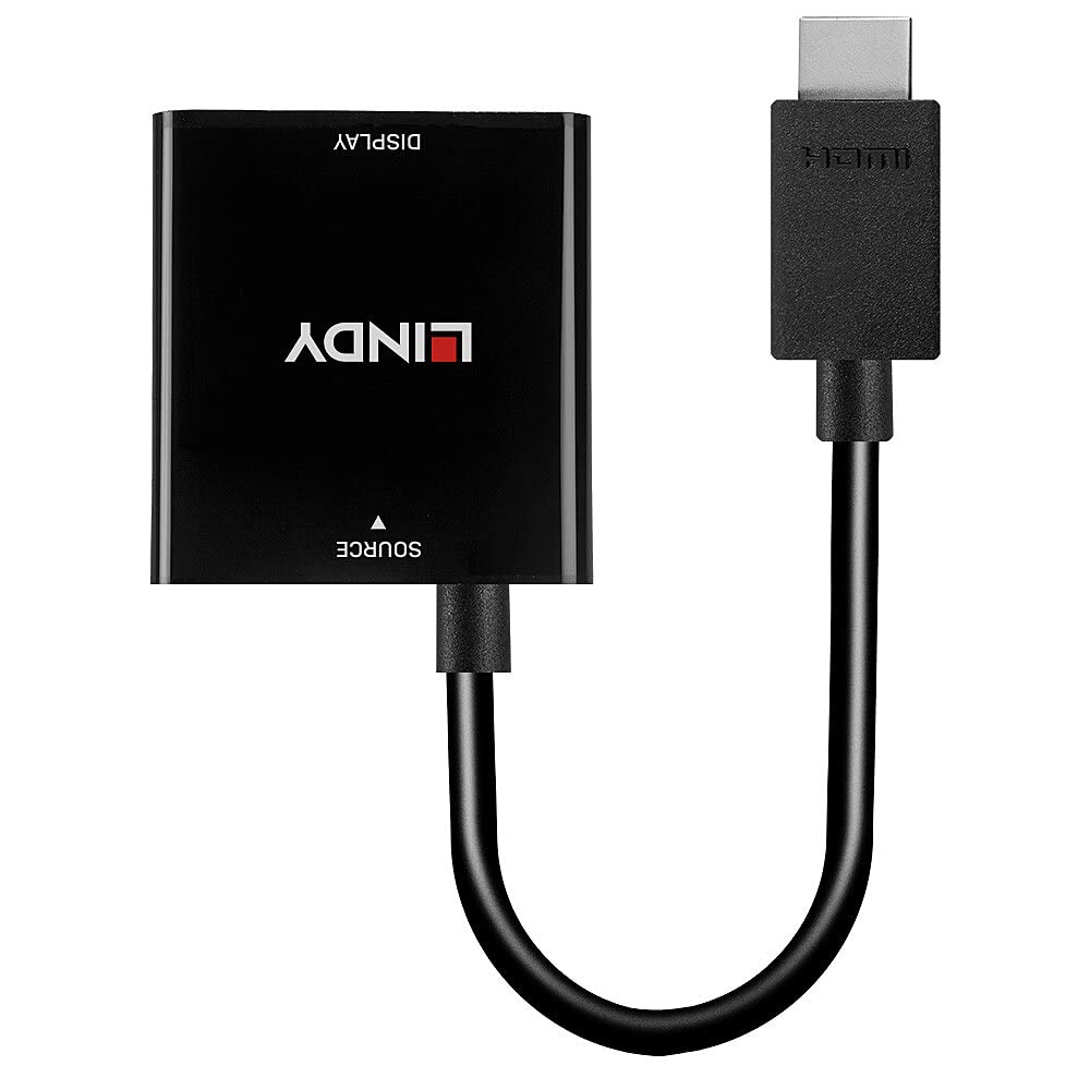 LINDY 38291 0.1 m HDMI to VGA Converter - Black (Used - Like New)