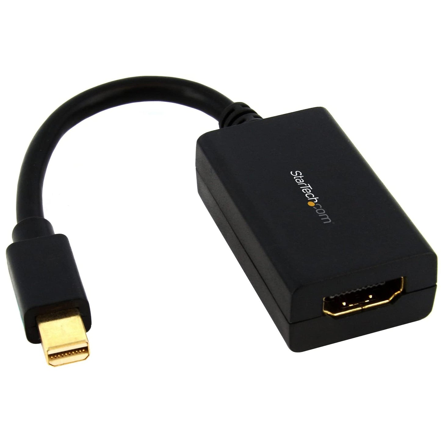 StarTech.com Mini DisplayPort to HDMI Adapter - 1080p - Mini DP to HDMI Monitor/Display/TV - Passive mDP 1.2 to HDMI Adapter Dongle Video Converter - Upgraded Version is MDP2HDEC (MDP2HDMI) (Used - Like New)