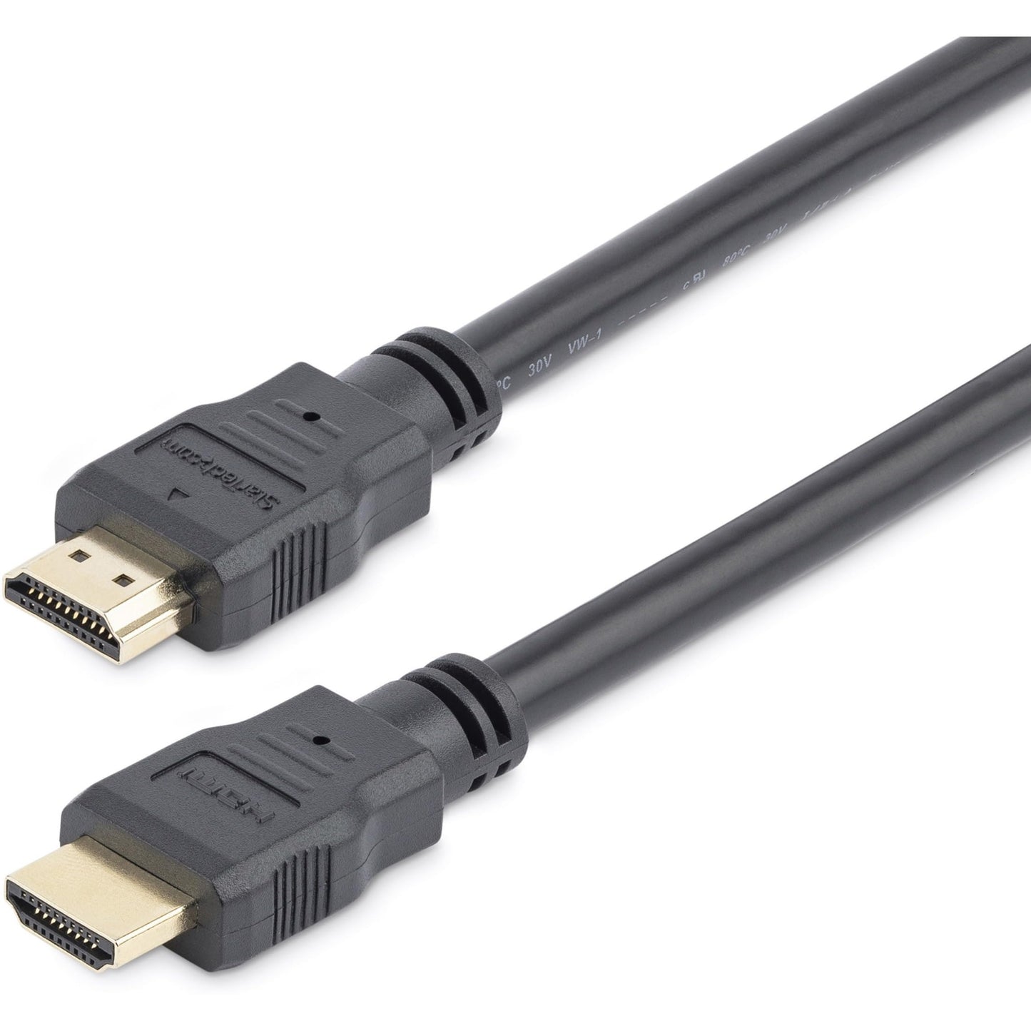 STARTECH.COM 1M High Speed HDMI Cable Ultra HD 4K x 2K HDMI Cable HDMI to HDMI M/M - 1 Meter HDMI 1.4 Cable - Audio/Video Gold-Plated, Black