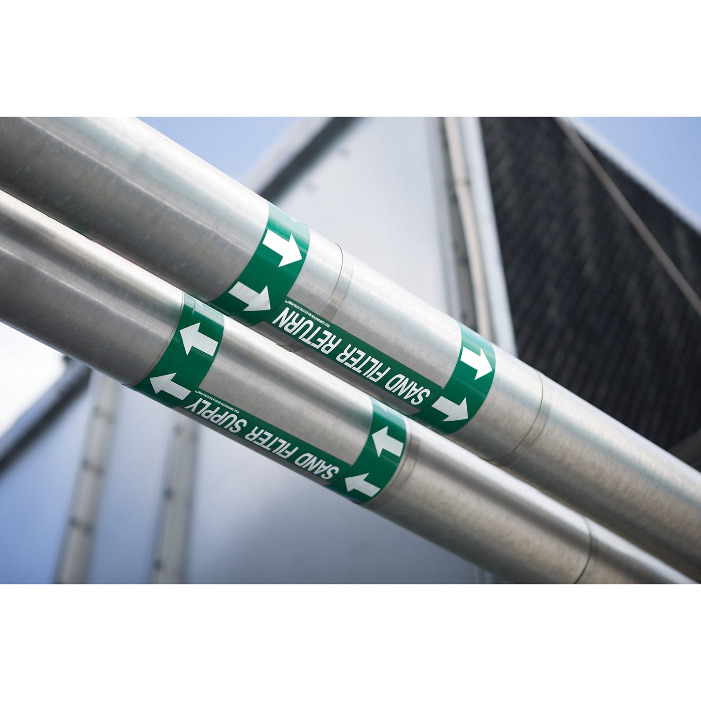 Dymo XTL All-Purpose Vinyl 3/4" (19 mm) - White on Green (Used - Very Good)