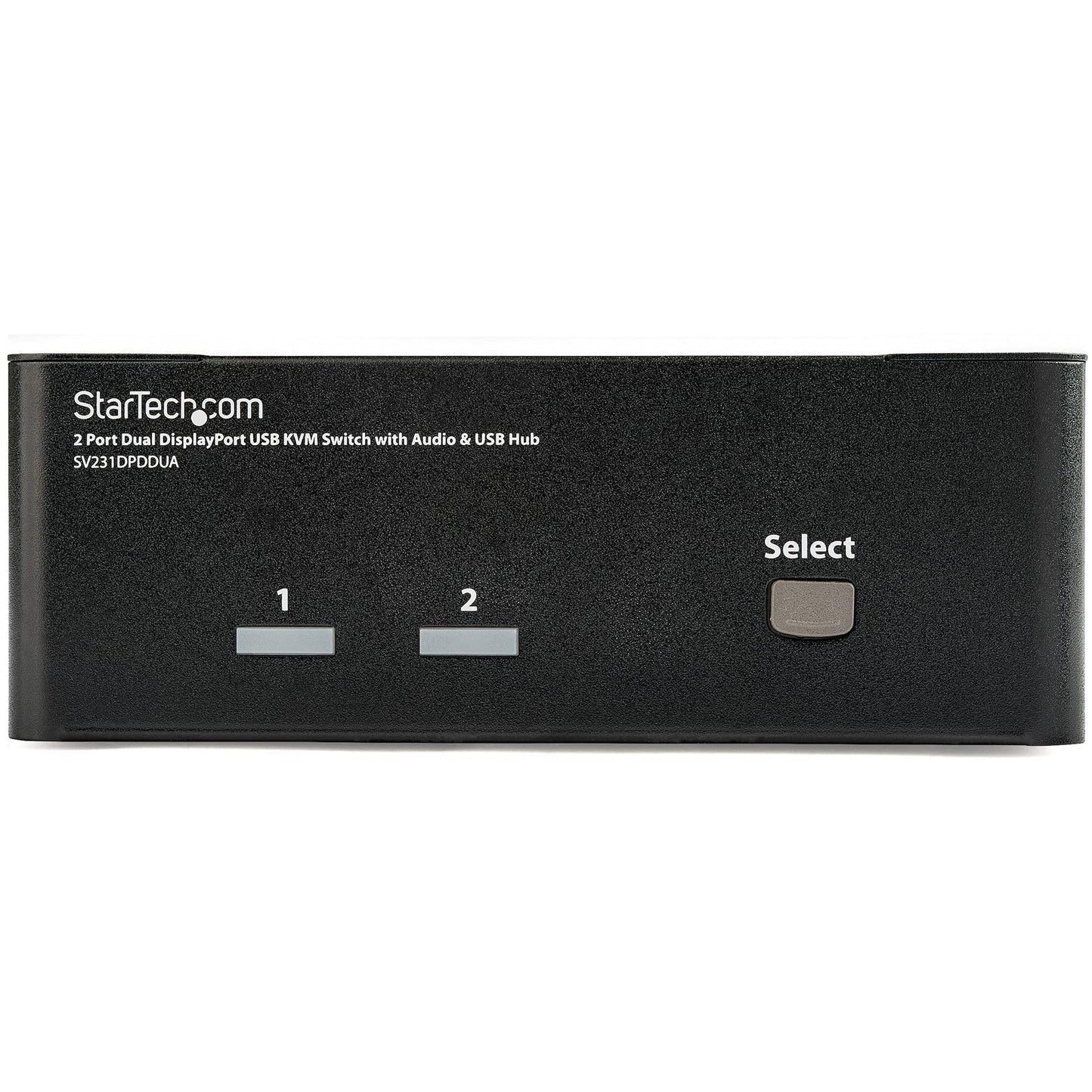 StarTech.com Dual Monitor DisplayPort KVM Switch - 2 Port - USB 2.0 Hub - Audio and Microphone - DP KVM Switch (SV231DPDDUA) (Used - Good)