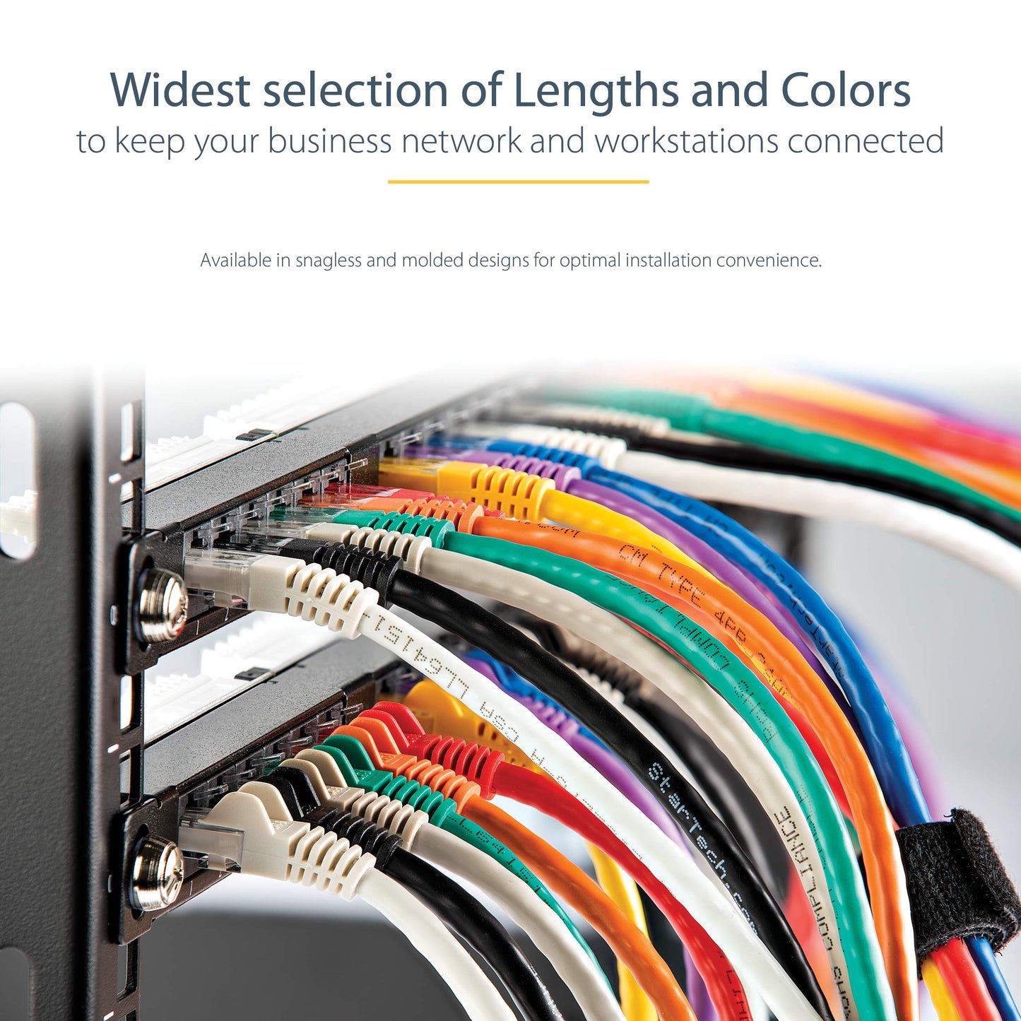 StarTech.com 10ft CAT6 Ethernet Cable - Gray CAT 6 Gigabit Ethernet Wire -650MHz 100W PoE++ RJ45 UTP Molded Category 6 Network/Patch Cord w/Strain Relief/Fluke Tested UL/TIA Certified (C6PATCH10GR)