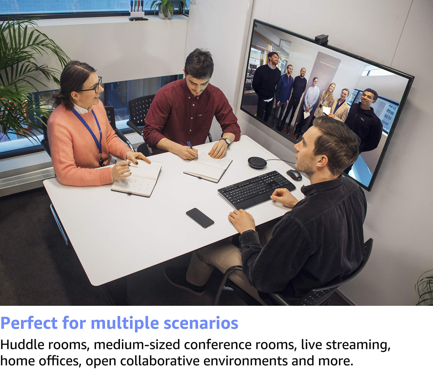 Huddly GO - Work from home kit - conference camera - colour - 16 MP - 720p - USB 3.0 (Used - Like New)