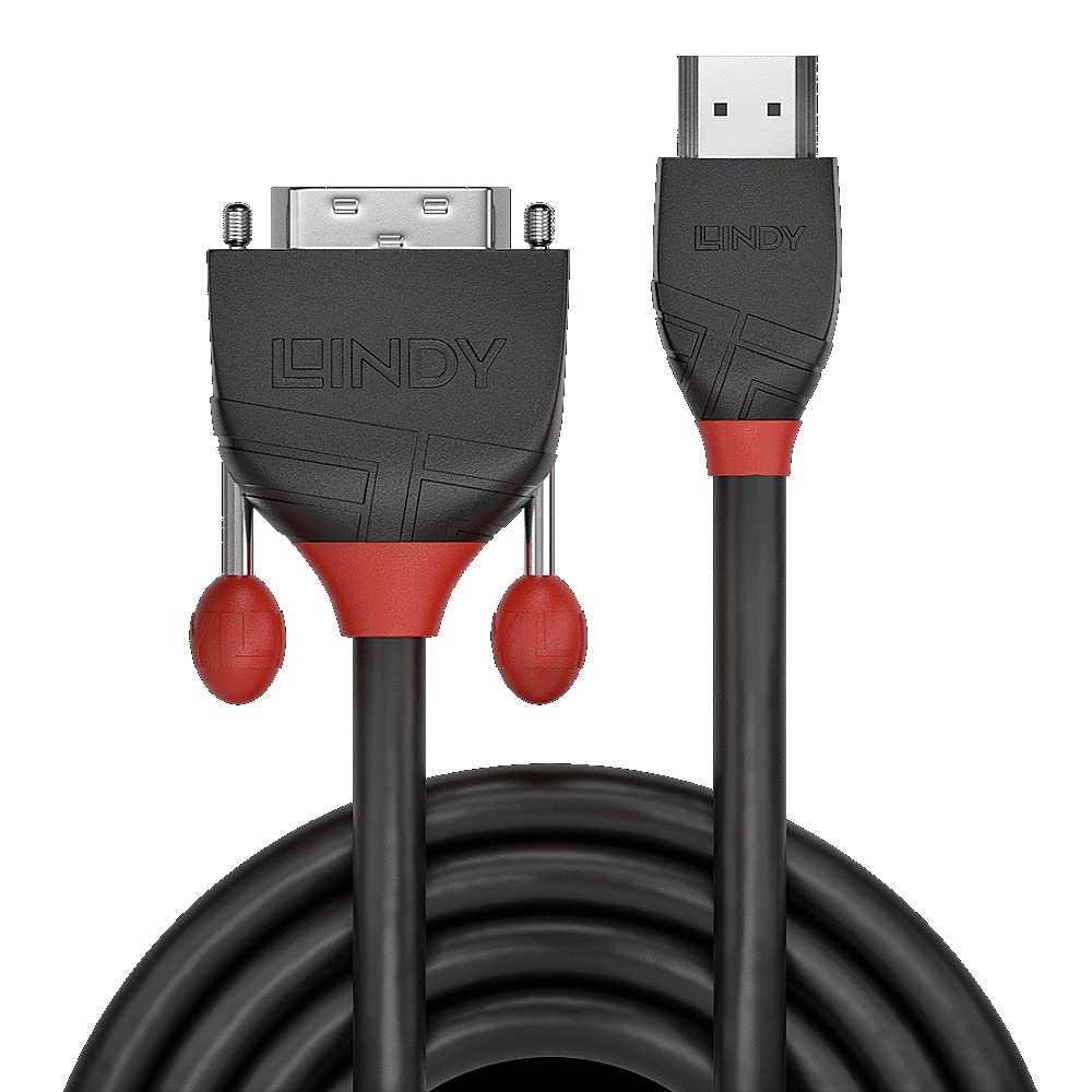 LINDY 2m HDMI to DVI-D Cable Black