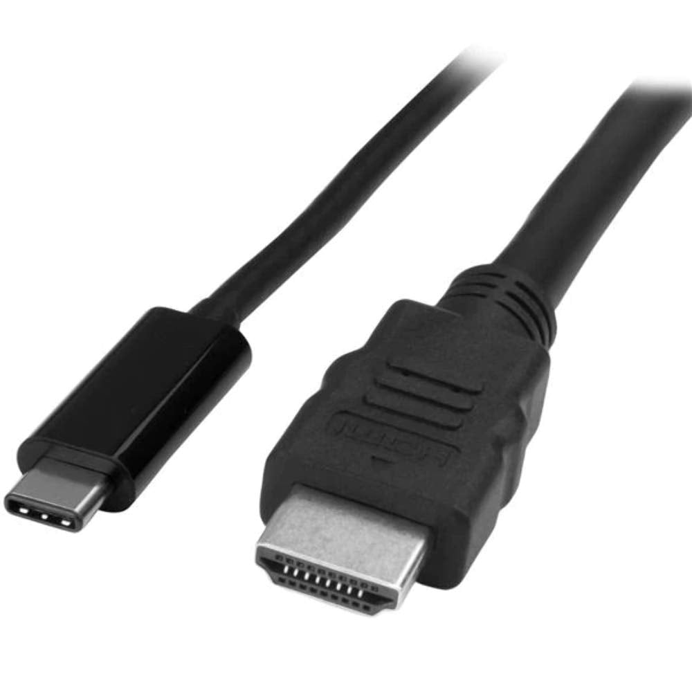 StarTech.com 6ft USB-C to HDMI Cable - USB Type-C to HDMI Adapter Cable - 4K 30Hz - Black (CDP2HDMM2MB) - Limited Stock, See Similar Item CDP2HD2MBNL (Used - Like New)
