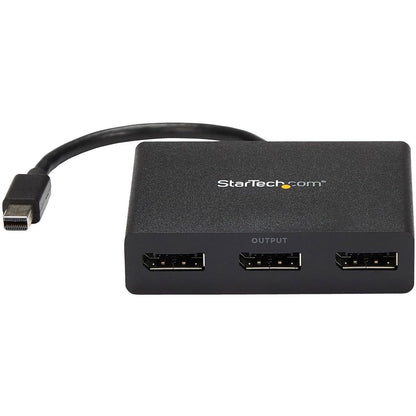 StarTech.com 3-Port Multi Monitor Adapter - Mini DisplayPort to DisplayPort MST Hub, Dual 4K30Hz & 1x 1080p - Video Splitter for Extended Desktop Mode on Windows Only - mDP 1.2 to 3x DP (MSTMDP123DP) (Used - Like New)