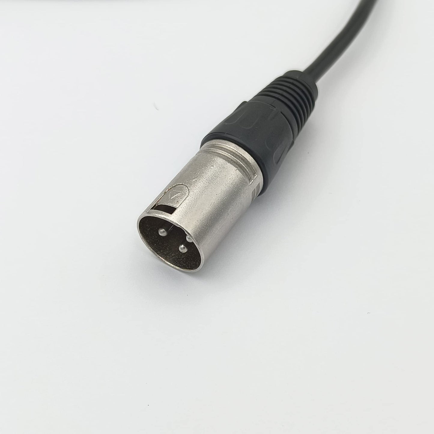 SIENOC S 3 Pin XLR Female to Dual 2 XLR Male Splitter Cable 30cm (XLR(F) - (M) x 2, Silver)