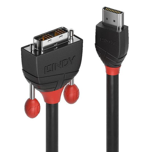 LINDY 2m HDMI to DVI-D Cable Black