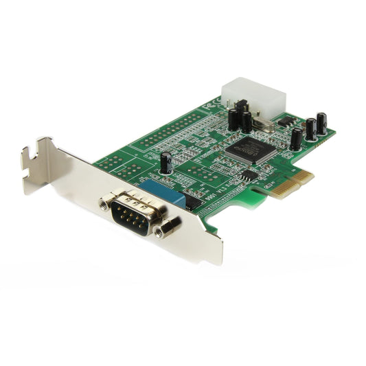 StarTech.com 1-port PCI Express RS232 Serial Adapter Card - PCIe RS232 Serial Host Controller Card - PCIe to Serial DB9 - 16550 UART - Low Profile Expansion Card - Windows & Linux (PEX1S553LP) (Used - Very Good)
