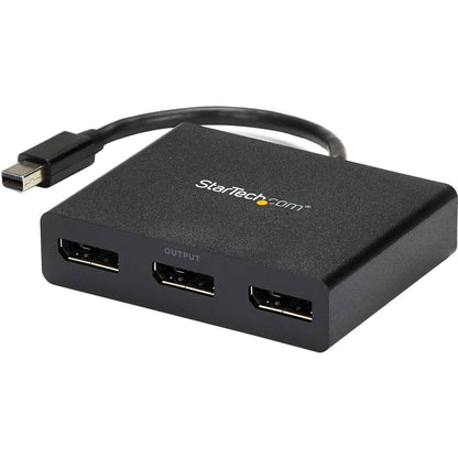 StarTech.com 3-Port Multi Monitor Adapter - Mini DisplayPort to DisplayPort MST Hub, Dual 4K30Hz & 1x 1080p - Video Splitter for Extended Desktop Mode on Windows Only - mDP 1.2 to 3x DP (MSTMDP123DP) (Used - Like New)
