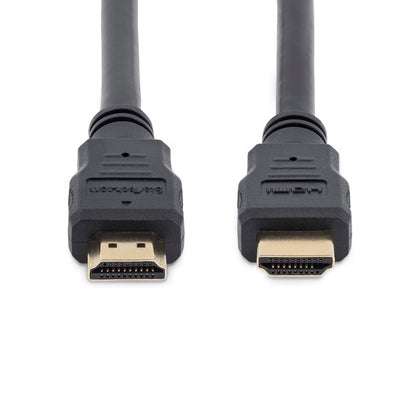 STARTECH.COM 1M High Speed HDMI Cable Ultra HD 4K x 2K HDMI Cable HDMI to HDMI M/M - 1 Meter HDMI 1.4 Cable - Audio/Video Gold-Plated, Black